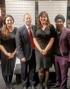 With Baroness Ruth Smeeth and former MP Luciana Berger