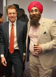 With Mayor of West Midlands, Andy Street