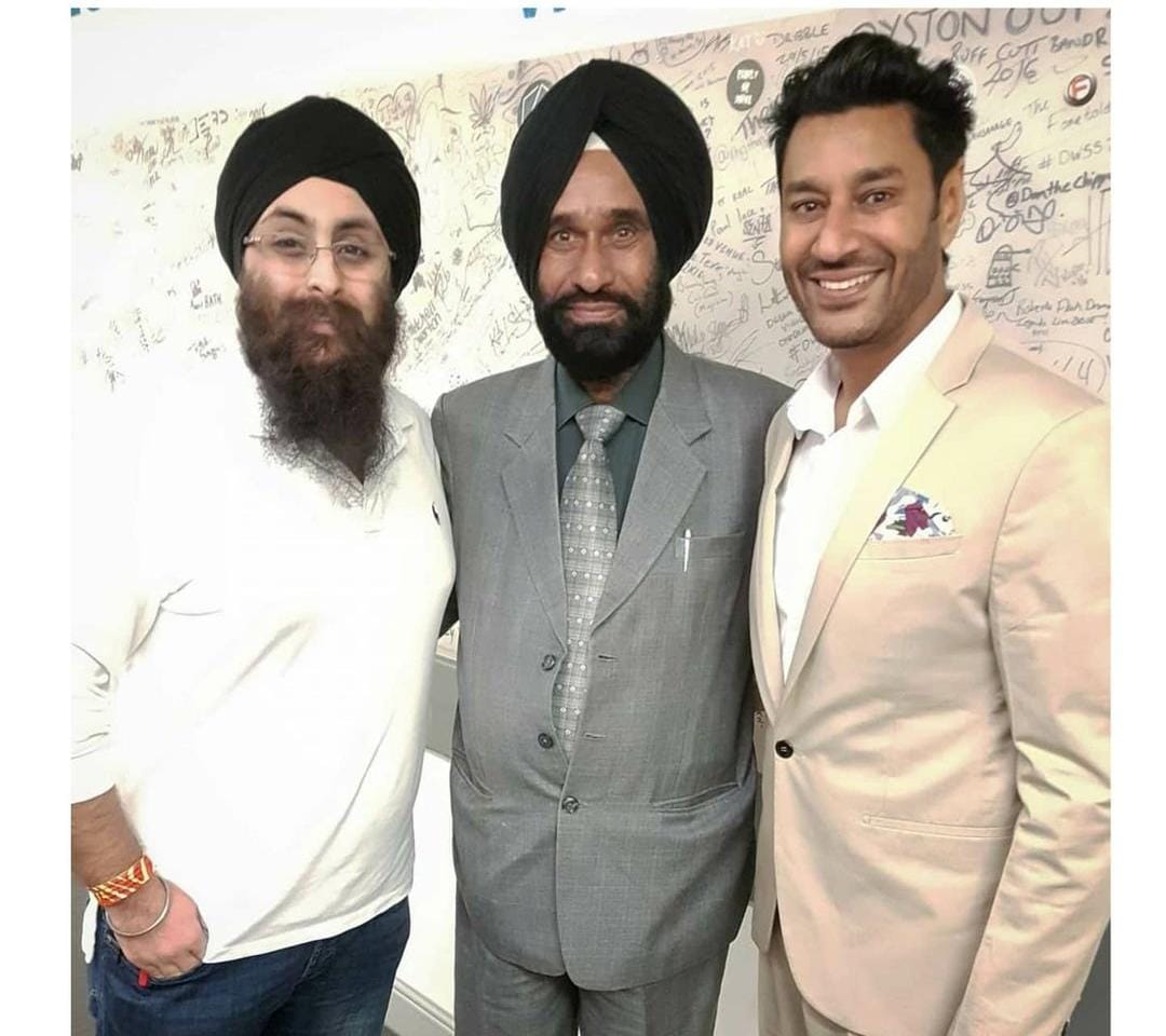 Lyricist Babu Singh Maan and Harbhajan Mann