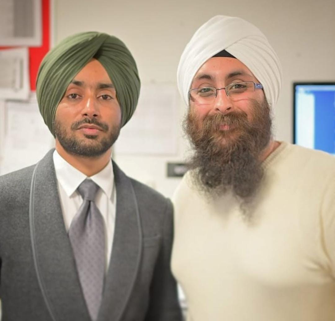 With Sufi artist Satinder Sartaaj