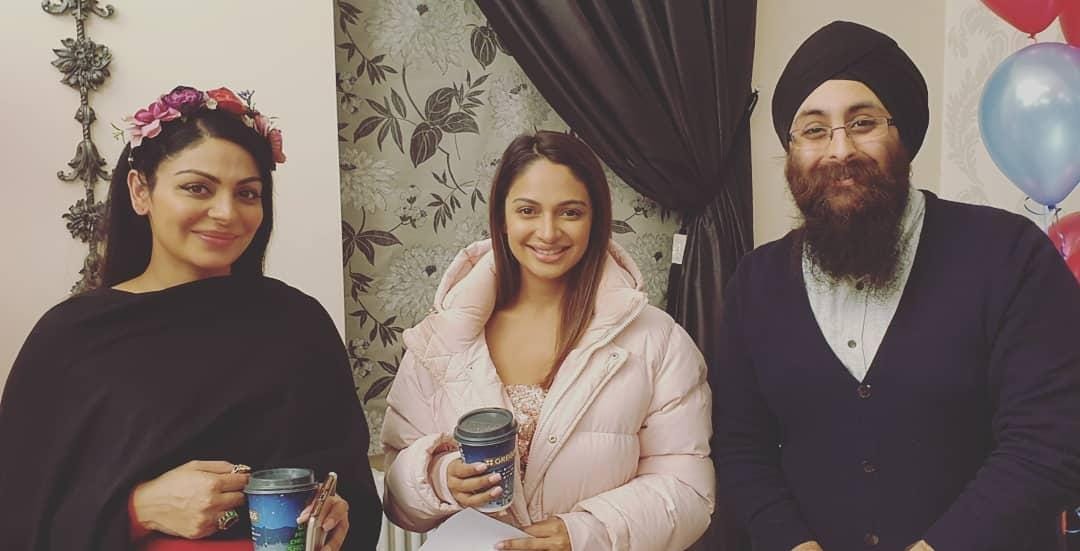 Actresses Neeru Bajwa and Rubina Bajwa