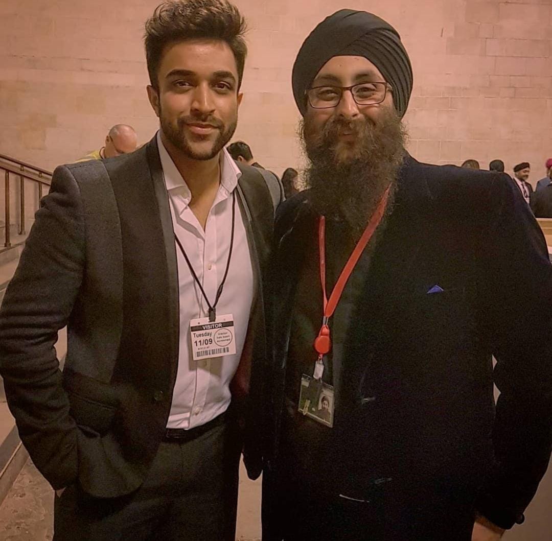 With British Asian singer Navin Kundra