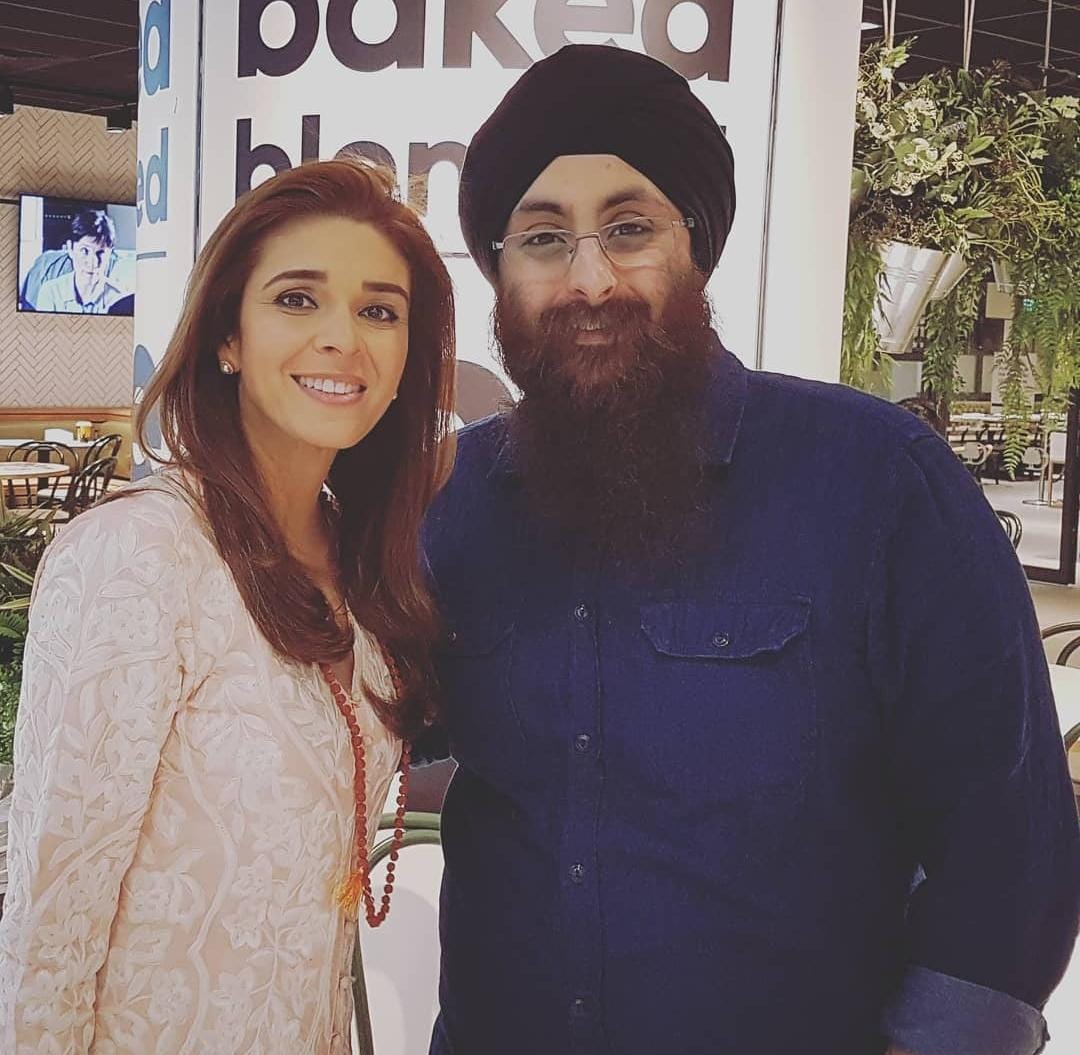 With Bollywood actress Raageshwari
