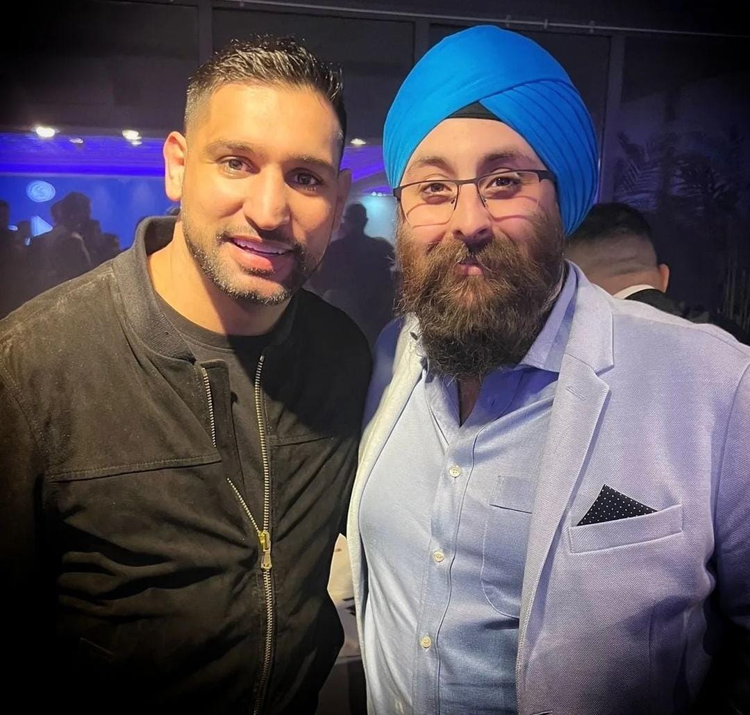 Former world boxing champion Amir Khan